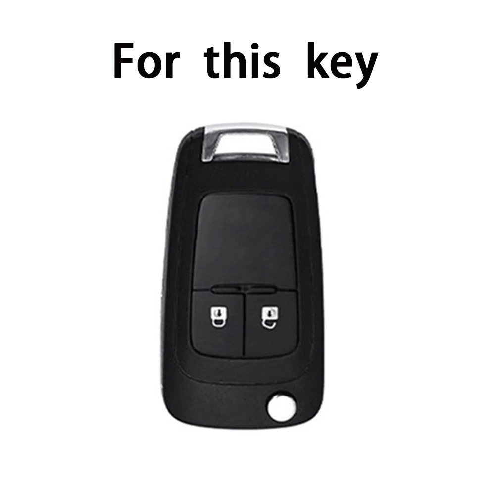 For Opel/Vauxhall Astra J Corsa D E Zafira Mokka Holden For Chevrolet Cruze Malibu TPU Car Smart Key Shell Cover Fob Holder
