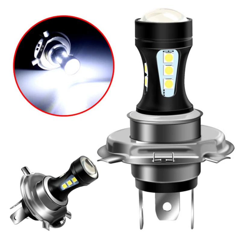1/2Pcs Universal H4 Car LED Headlights Motorcycle Truck Boat Tractor Trailer Offroad Working Light 3030 Work Light LED Spotlight