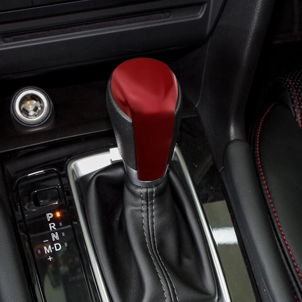 Car Gear Head Shift Knob Handle Cover Trim Sticker for Mazda 2 3 6 BM GJ Demio CX3 CX5 CX8 CX9 Axela 2014-2022 Accessories