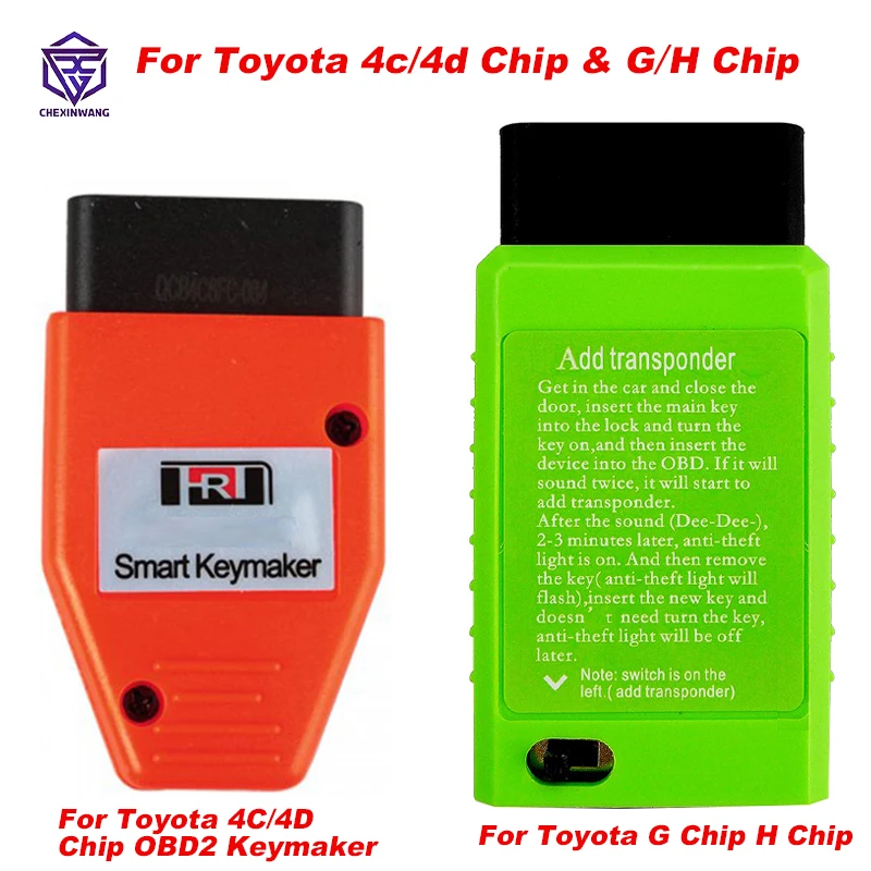 Car OBD Remote Key Programming Tool Smart Key Maker 4C/4D Chip & G/H Chip Key Programmer Device Car Accessories For Toyota