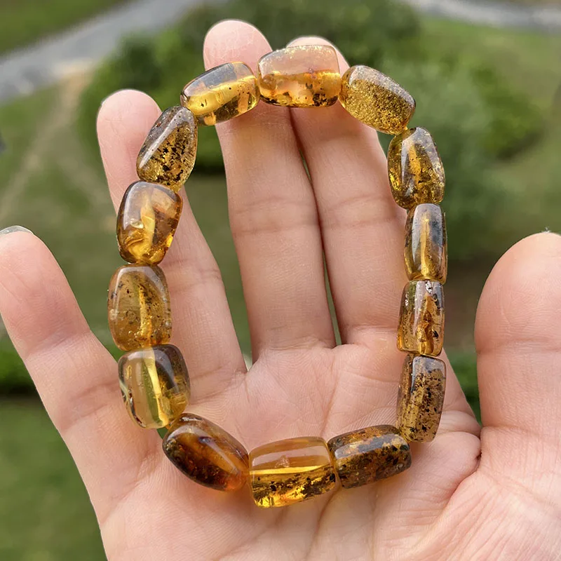 Genuine Amber Bracelets for Unisex Gift 100% Natural Beads Baltic Energy Gemstone Healing Jewelry Suppliers Factory Wholesale