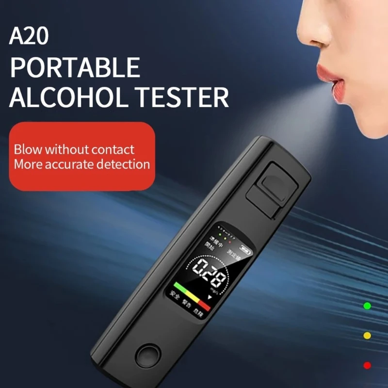 Breathalyzer Professional-Grades Accuracy Portable Breath Tester for Personal & Professional Use