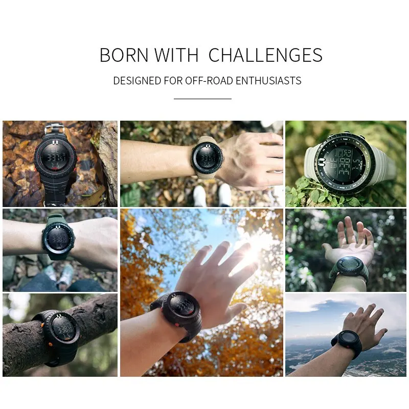 SMAEL Brand Men's Digital Watches 2023 Luxury Waterproof Modern Clock Male Date LED Chronograph Electronic Wristwatches 1237