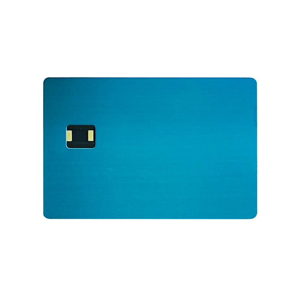 Dual Interface Nfc Metal Card 4442 Chip Card Slot Hico Strip and Signature Bar With Antenna Build-in Gift Card