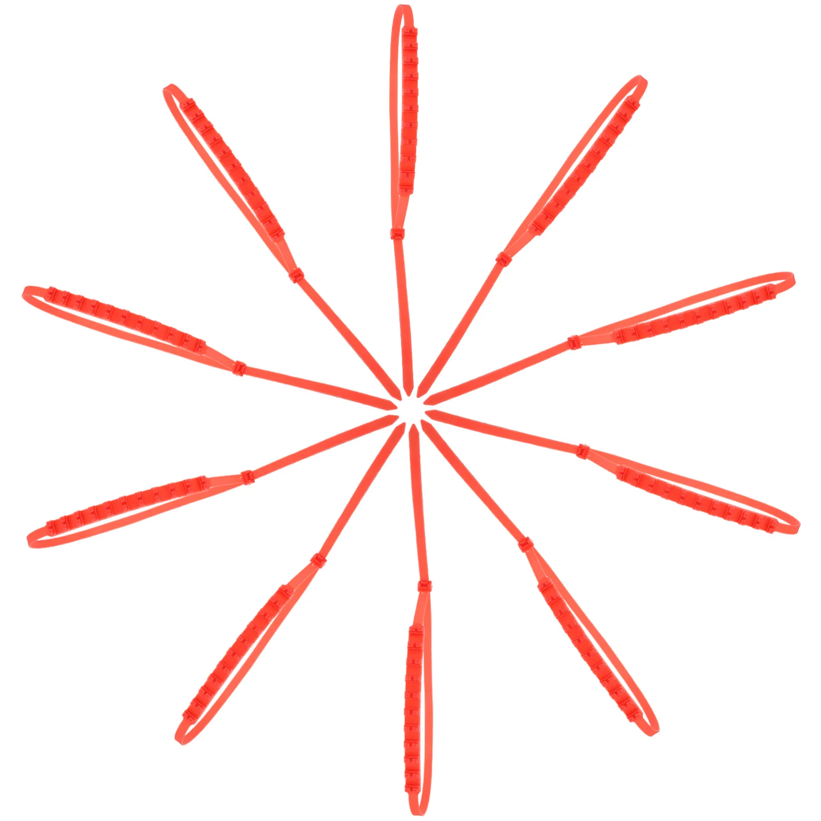 10 Pcs Car Snow Chains Tractor Tires Wheel Anti-skid Cable Plastic Mud Belt Emergency Spikes for