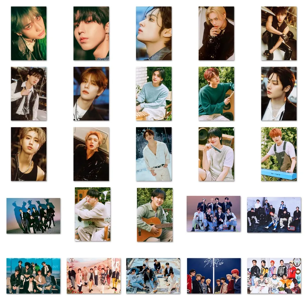 10/50Pcs Kpop Stray Kids Character Stickers for Decorate Refrigerator Laptop Suitcase Notebook High Quality Straykids Stickers
