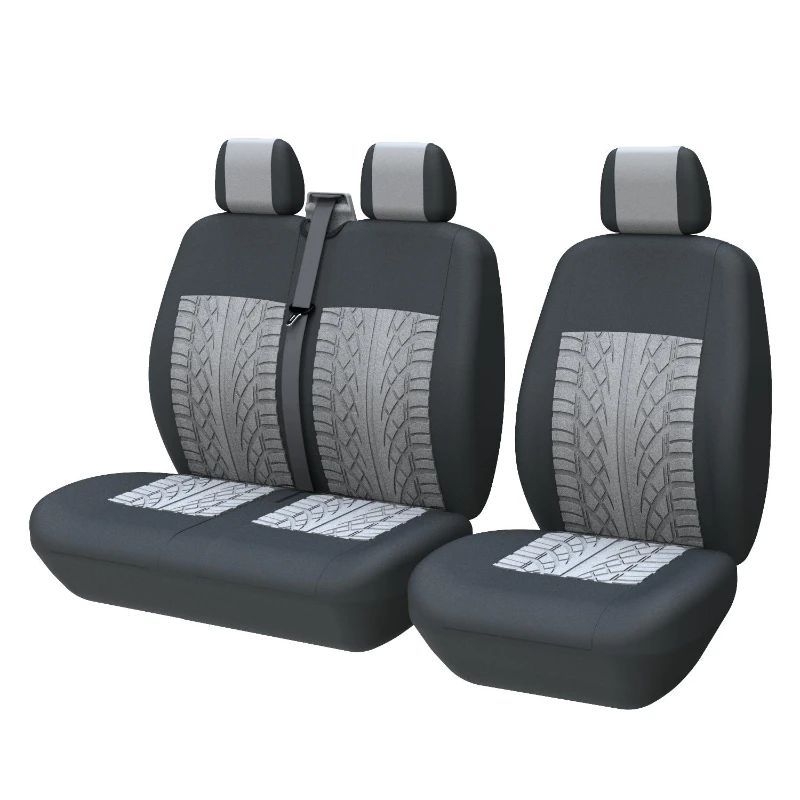 High Material Cover 1 + 2 Multicolor Car Seat Covers Polyester Fiber Tire For For Mercedes Vito W639 For Ford Transit