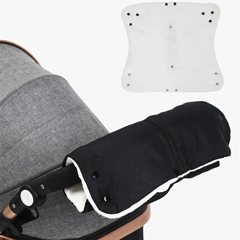 Baby Stroller Gloves Pushchair Hand Muff Baby Carriage Pushchair Hand Cover Buggy Clutch Cart Muff Glove Stroller Accessories