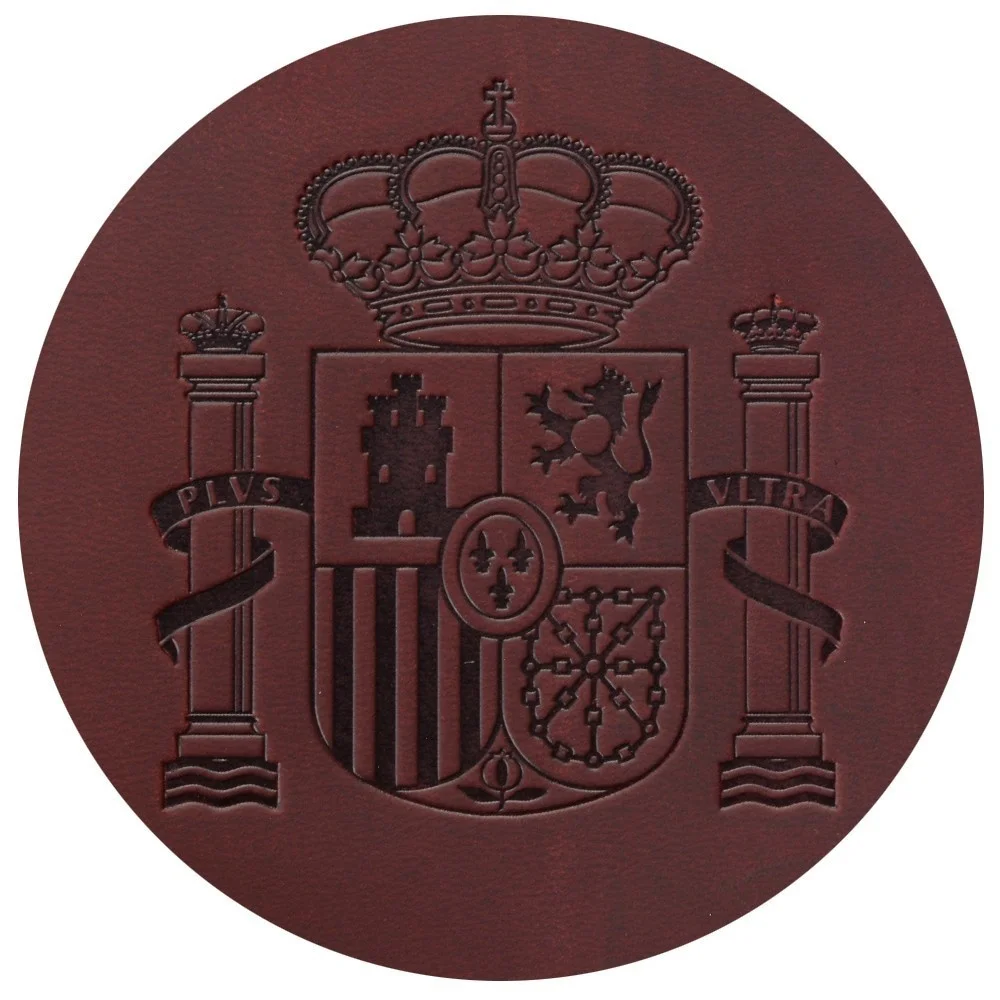 High-end Spain Genuine Leather Passport Cover For Espana Credit Card Holder Vintage Men Women Passport Case Travel Wallet