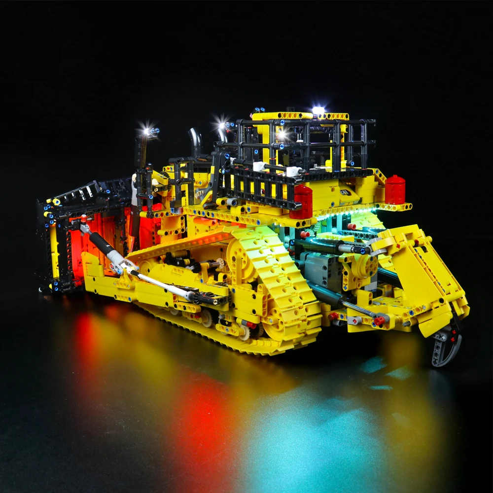 Vonado LED Lighting Set for 42131 App-Controlled Cat D11 Bulldozer Collectible Bricks Light Kit, Not Included the Building Model