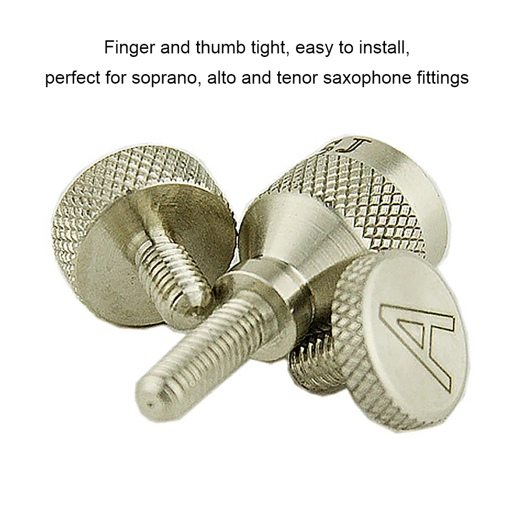 Alto Saxophone Neck Tightening Screws Musical Woodwind Instrument Replacement Part Set Accessories for Musicians Beginners