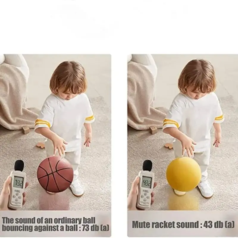 18/22/24cm Silent Ball High Density Foam Sports Ball Indoor Mute Basketball Soft Elastic Ball Sports Games Toy for Children