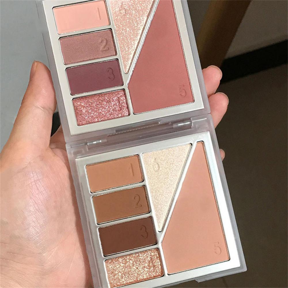 aa Shadow Palette Eyeshadow Powder Eye Earth Color Highlight Blush Woman Make Up Highlighter Makeup Cosmetics Glitter shadow er up