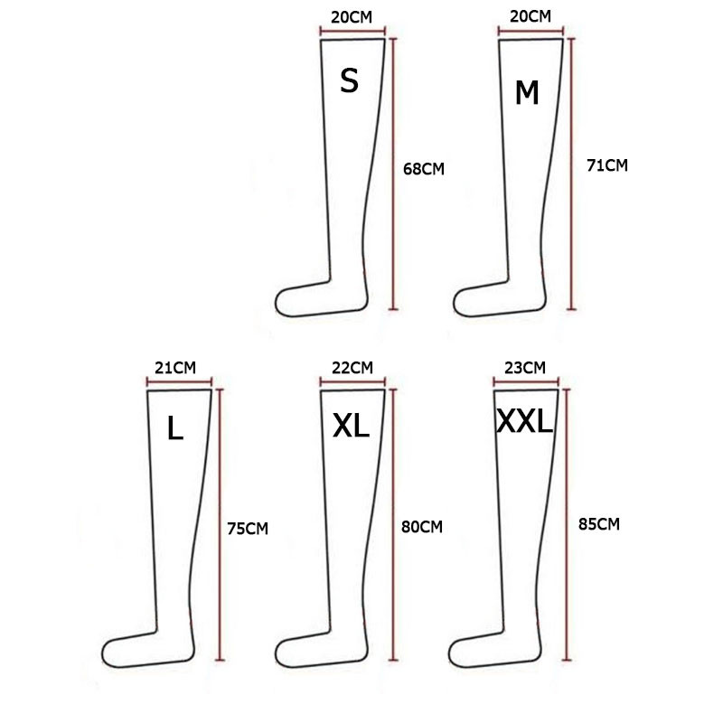 Women Sexy Latex Zipper Stockings Lady's Black PVC Pole Dance Leather Erotic Clubwear Length Over Knee High Stockings