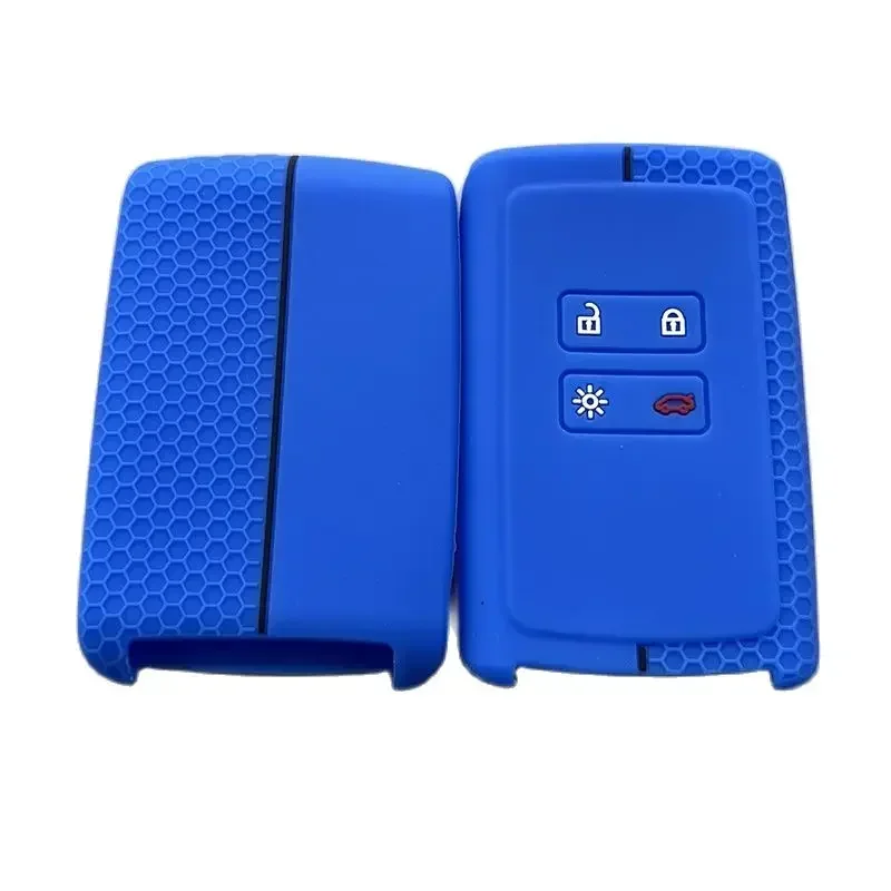 Silicone Car Key Cover Case for Renault Captur Megane Talisman Espace Clio Zoe Koleos Scenic 4 Arkana Dacia Sandero Card Remote