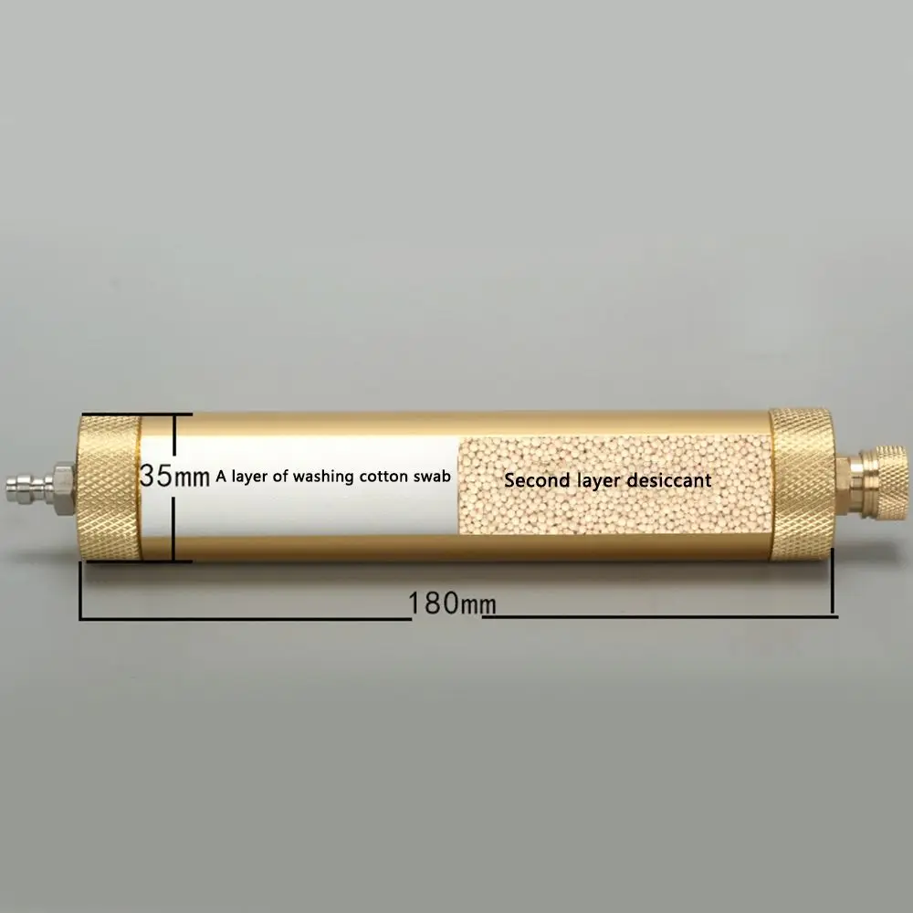 PCP Air Compressor Oil Water Separator Filter High-Pressure Air Pump Simple Refill Oil-Water Separator Pressure Diving Separator
