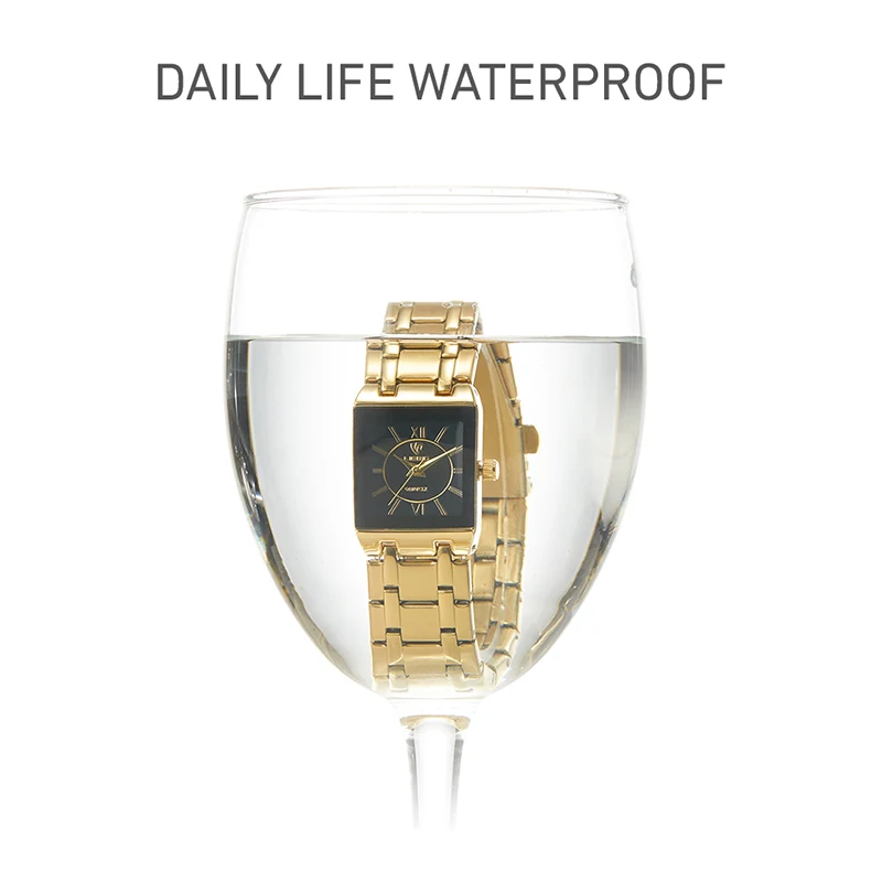 New Mens Watch Luxury Steel Bracelet Gold Quartz movement Waterproof Golden Wristwatches For Woman Watch relogio masculino Clock