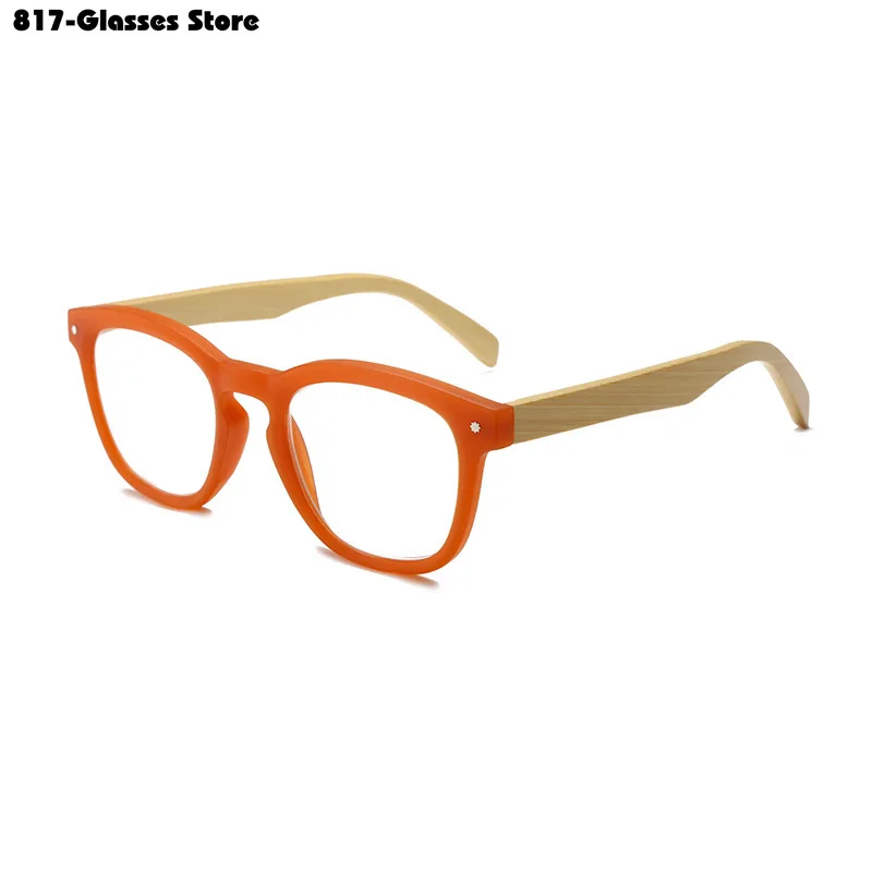 Reading Glasses for Women Bamboo Eyeglass Frame Presbyopic Glasses +1.0 To + 4.0