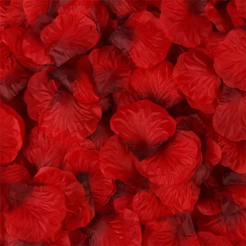 2000Pcs/bag Artificial Rose Petals Pink for Weddings Colorful Rose Red Petals of Roses For Marriage Birthday Wedding Decoration
