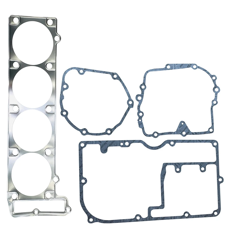 LOPOR Motorcycle Cylinder Engine Cover Gasket Kits For Kawasaki ZZ-R1100 ZZR1100 ZX1100 Ninja ZX-11 1990-2001