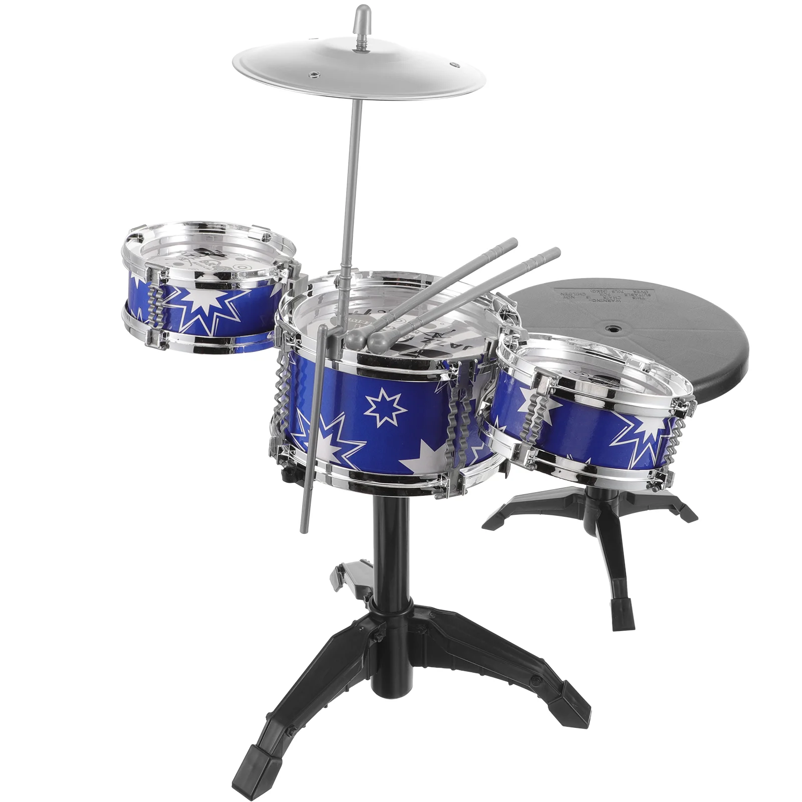 Children's Drum Kit Toddler Music Toys Gift Kids Musical Desktop Baby Plastic Preschool For 1 2 year