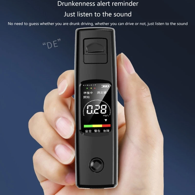 Breathalyzer Professional-Grades Accuracy Portable Breath Tester for Personal & Professional Use
