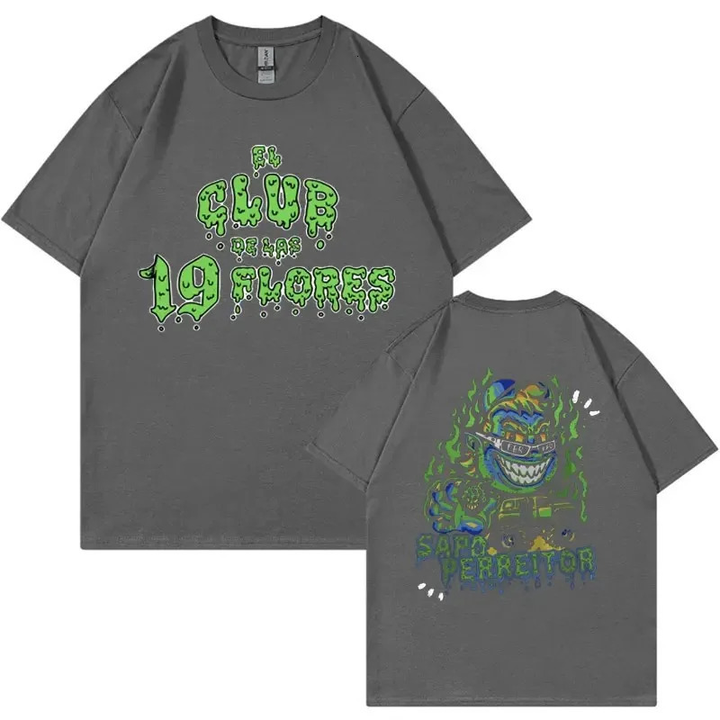 Ferxxo No Le Temas A La Oscuridad Merch Tshirt Male High Quality Cool Casual TShirts for Men 100% Cotton Oversized T Shirt Y2K 240508