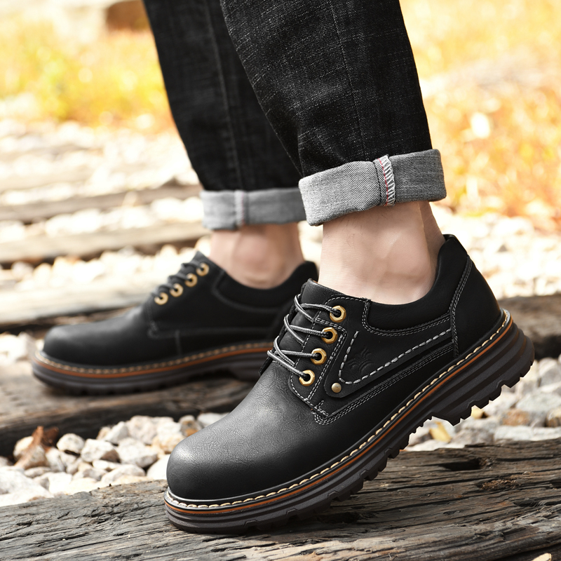 Italian Fashion Designer Men's Shoes Business Casual Shoes Men's British Formal Men's High Quality Outdoor Waterproof Work Shoes