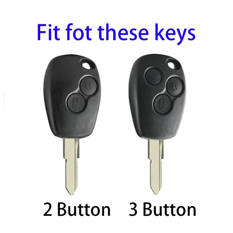 2/3 Buttons Car Key Case Cover For Renault Clio 3 Twingo2 2013 Largus Duster Sandero Stepway 2010 Trafic Dacia Duster 2011 2013