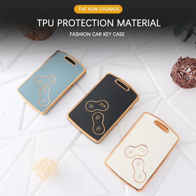 New Soft TPU Car Key Case Cover Shell Fob for Renault Duster Captur Clio Logan Megane Koleos Scenic Nema Fluence Zoe Auto Parts
