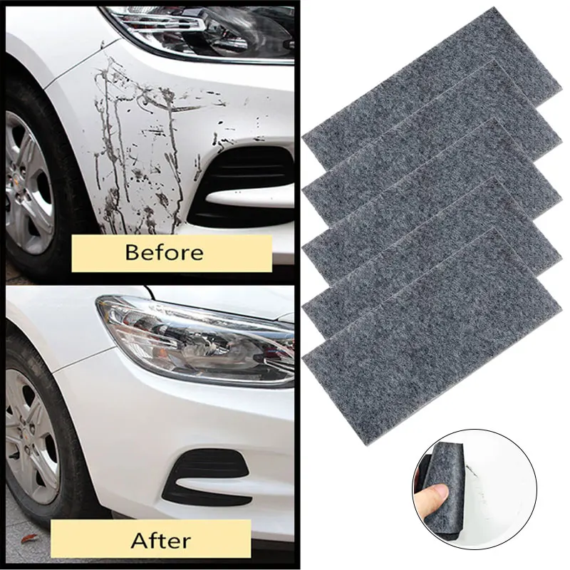 5PCS Car Scratch Remover Cloth Paint Scratch Removal Car Scratch Repair Kit for Repairing Car Light Car Repair Tool Accessories