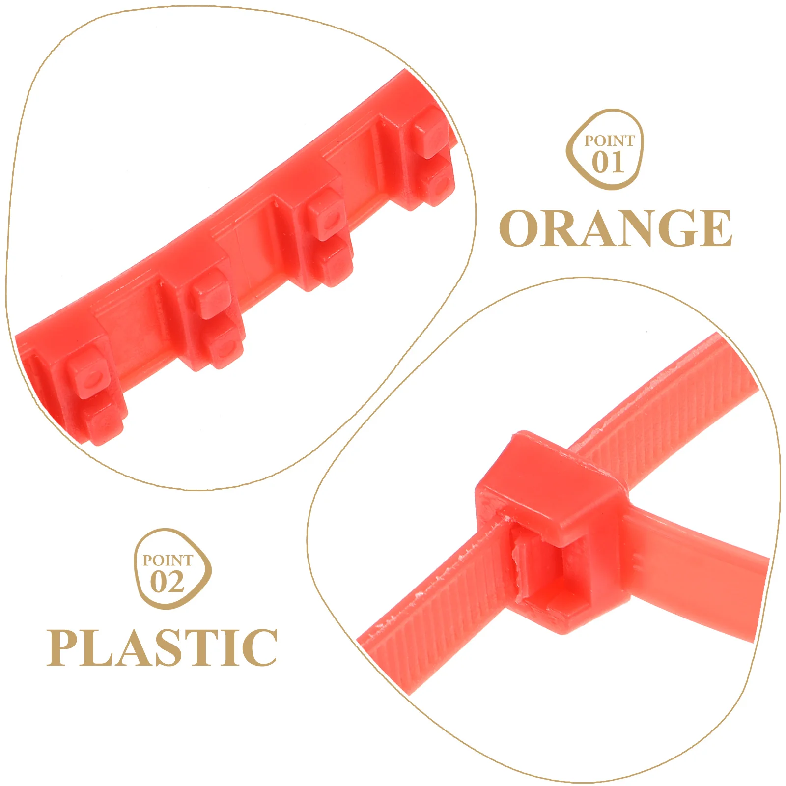 10 Pcs Car Snow Chains Tractor Tires Wheel Anti-skid Cable Plastic Mud Belt Emergency Spikes for