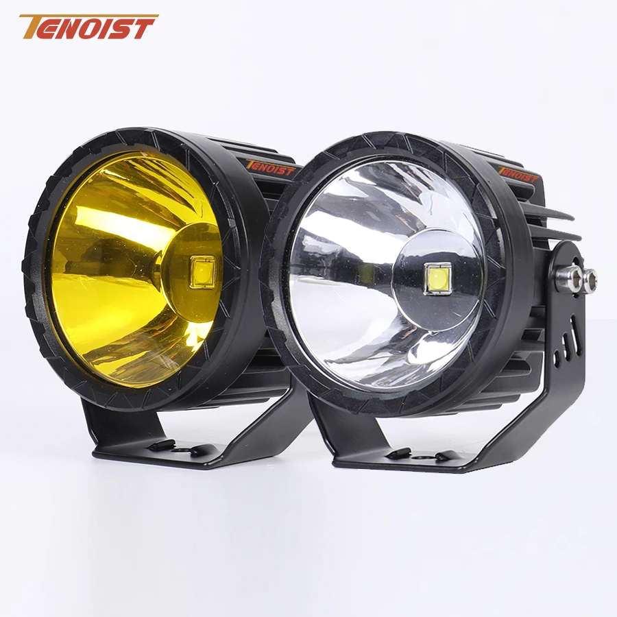 Super Bright 3.5 Inch White Yellow LED Work Head Fog Driving Light For Car SUV Truck ATV UTV 12-48V