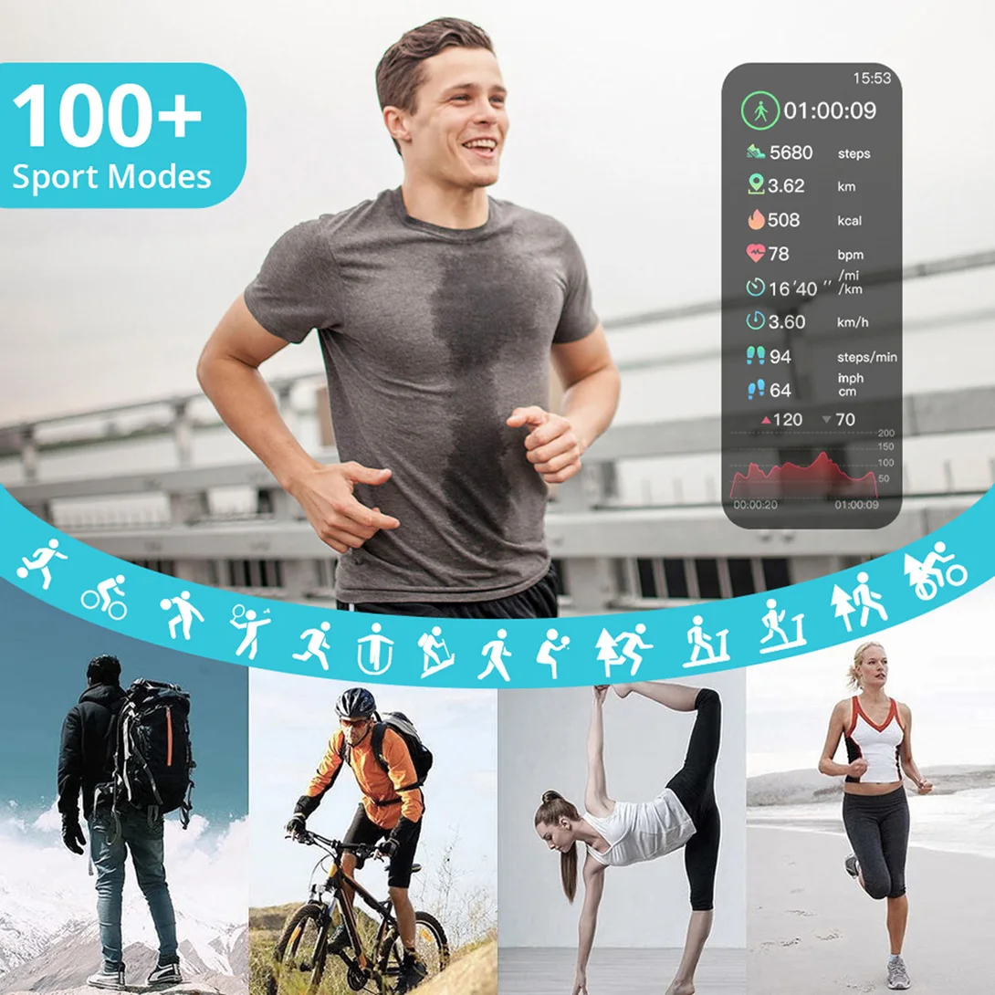 COLMI P73 Military Outdoor 1.9" Smart Watch Men Bluetooth Call 100+ Sport modes Smartwatch IP68 Waterproof For Android iOS Phone