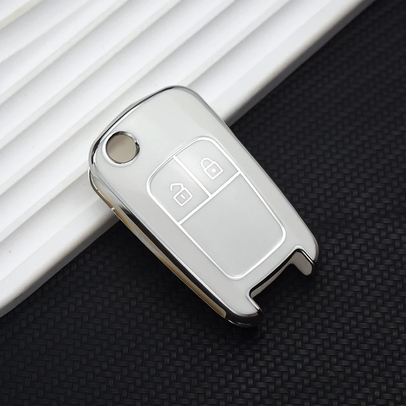 2 Buttons Car Key Shell Case Cover For Chevrolet Cruze Spark Orlando Malibu For Opel Vauxhall Astra J Corsa D E Zafira Mokka