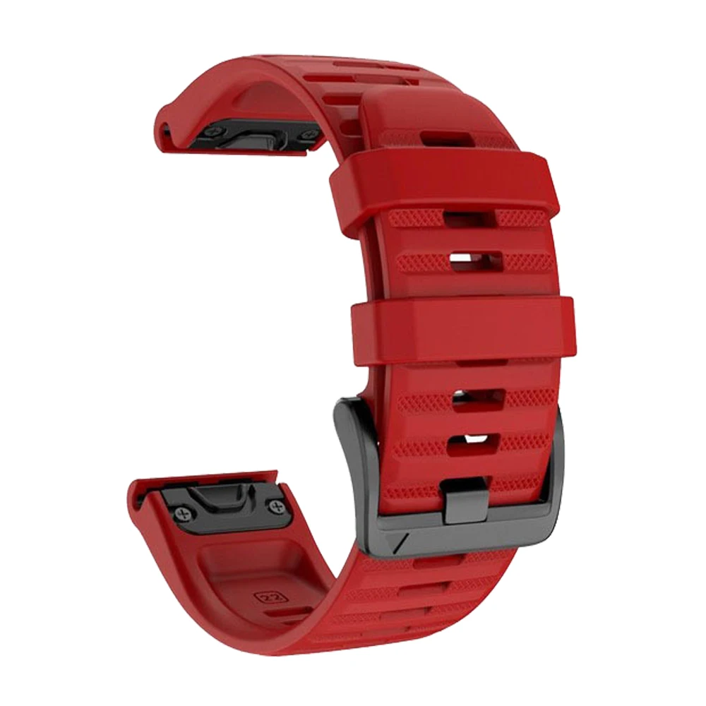 Replacement 22 26mm QuickFit Silicone Bracelet Strap For Garmin Fenix 7X 7 Solar 6X 6 Pro 5 5X Plus Strap Smart Watchband Correa