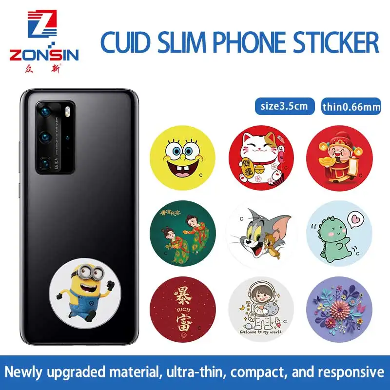 5pcs CUID 13.56MHz RFID Copy Clone Key Tag Sticker Label Card Key UID Changeable Block 0 Writable Rewrite For NFC Andriod MCT