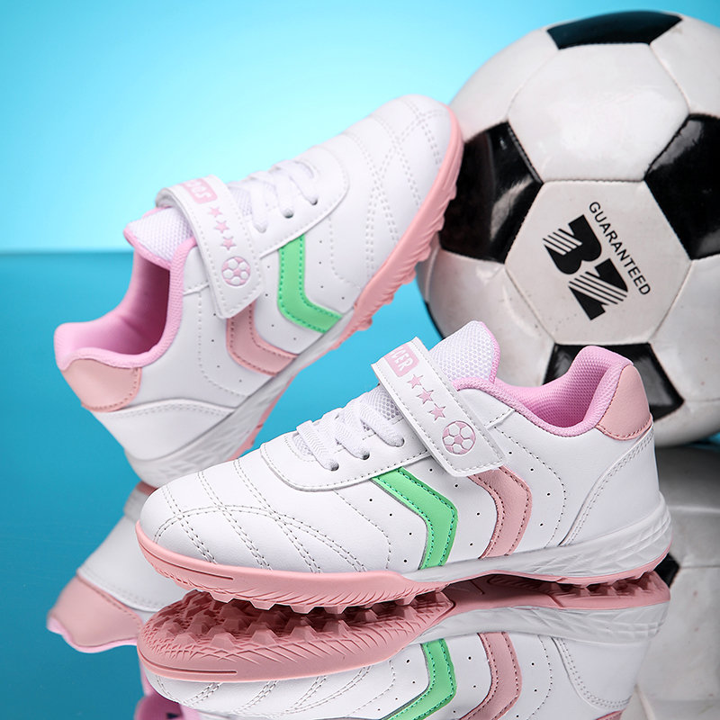 Soccer Shoes Society Kids Professional Comfortable Non-slip Futsal Shoes Children's Training Shoes Boys Girl Football Boots 2024