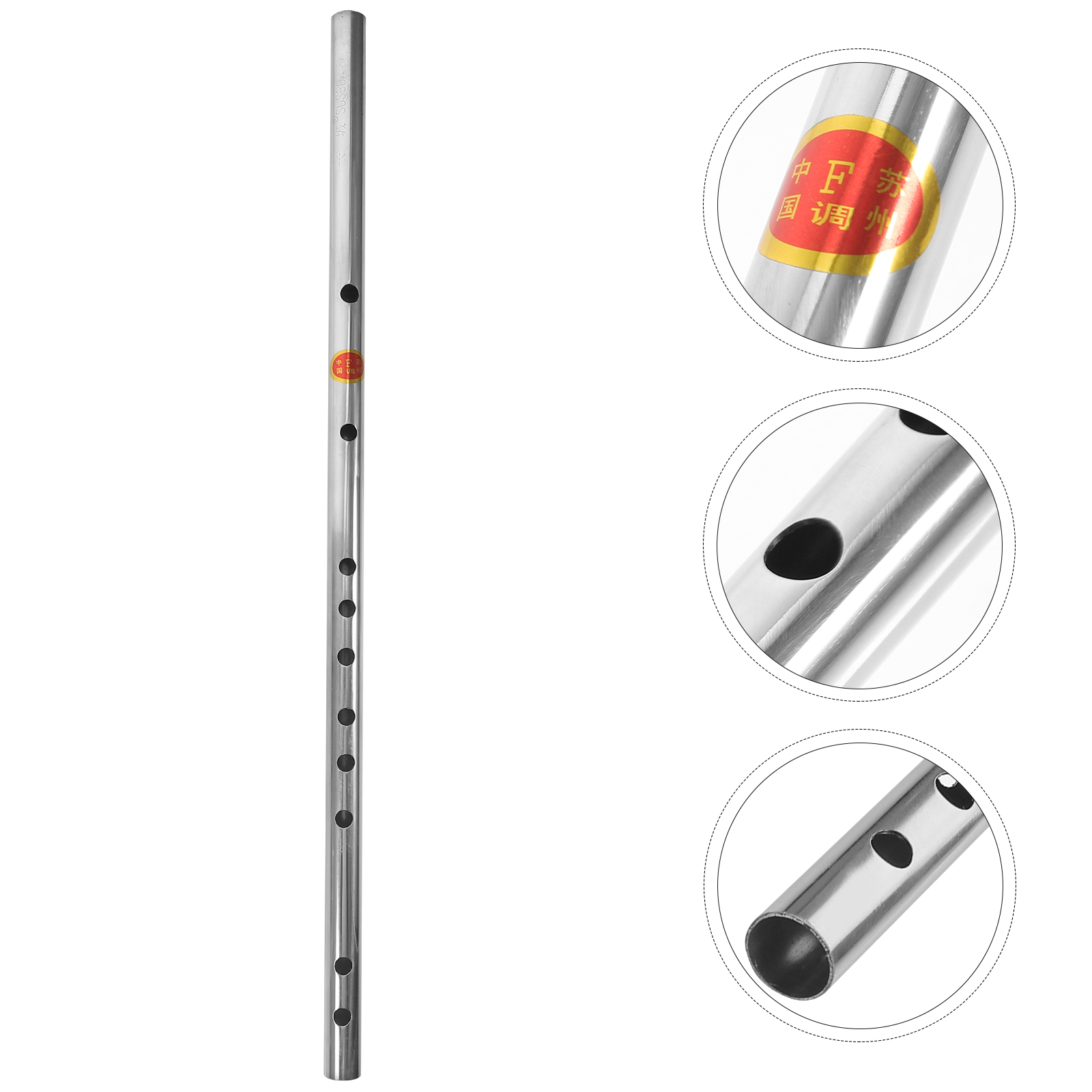 1 Pc Chinese Dizi Portable Flute Student Sturdy Flute Chinese Instrument (F Key) Transverse