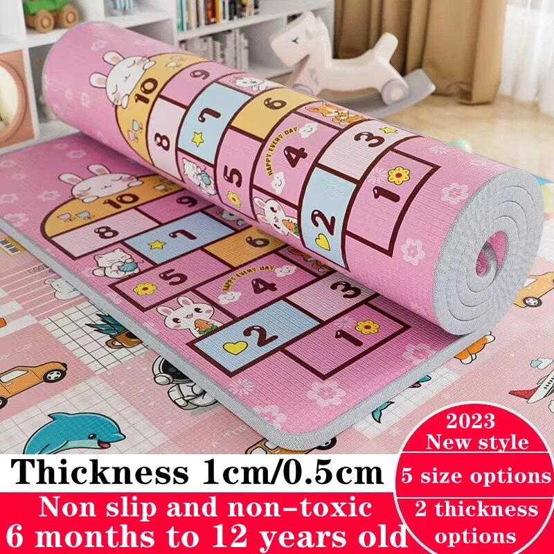 New cm Play Mat for Children s Safety Thicken Environmentally Friendly Baby Crawling Folding Carpet Rug
