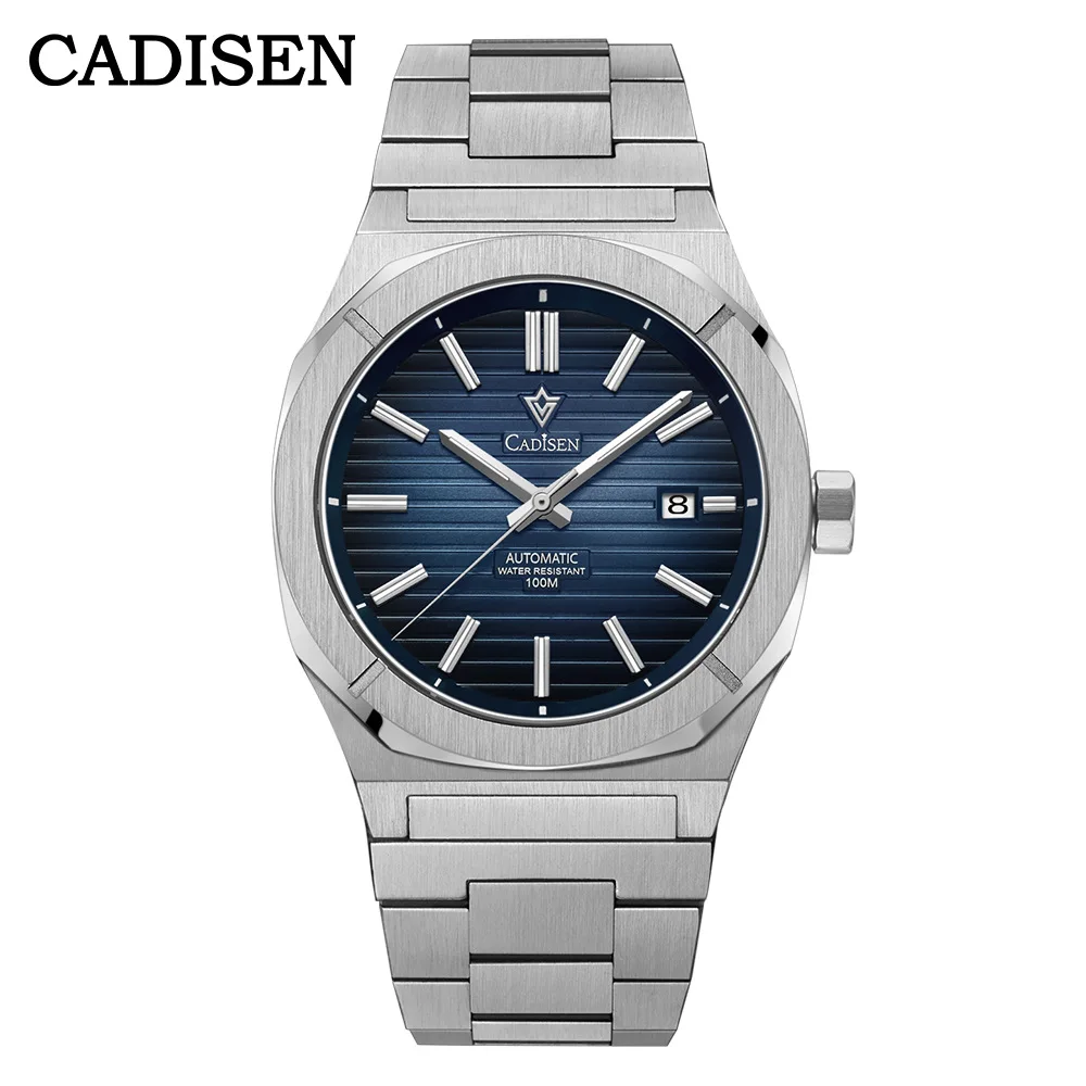 NH35A Movt Automatic Men Watch Sapphire Crystal 100M Diving Watch Sapphire C3 Luminous Top Brand Cadisen 42mm 2023 New Clock