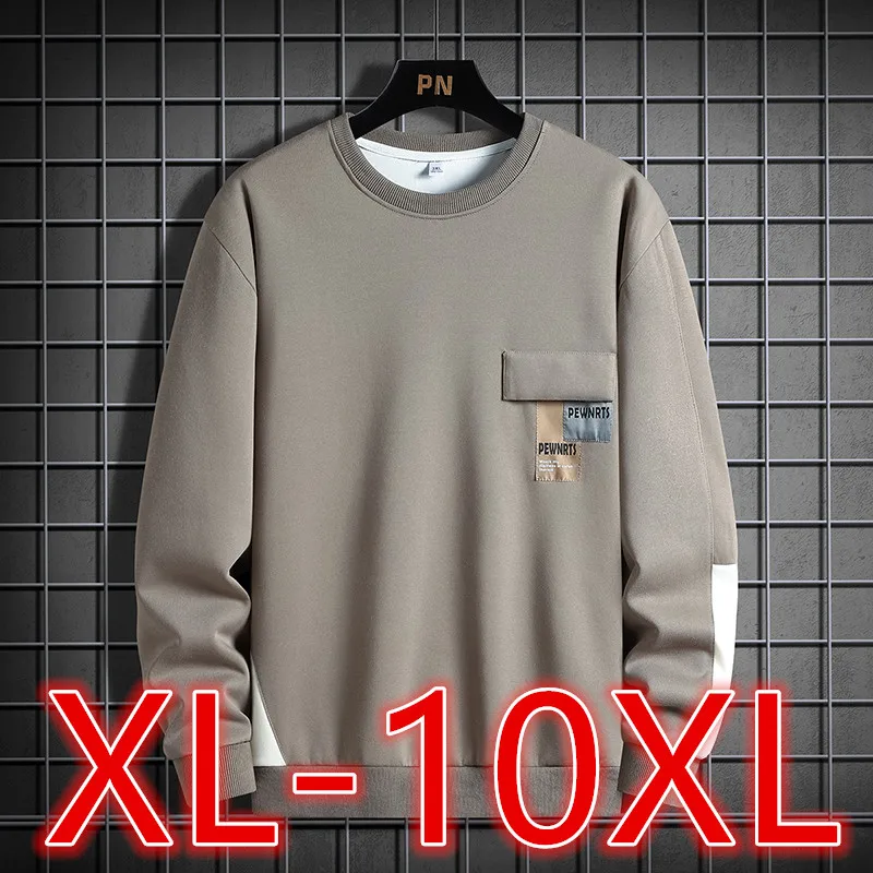 Men Big Size Loose Sweater Long Sleeve Sweatshirt Hoodie Sudaderas Hombre Sports Sweater Camiseta Hombre Oversize Men Clothing