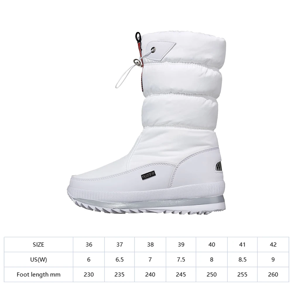 Women Snow Boots 2023 Winter Woman Shoe Non-slip Waterproof Shoe Women's Boots For Women Winter Shoes Keep Warm Femal Boot