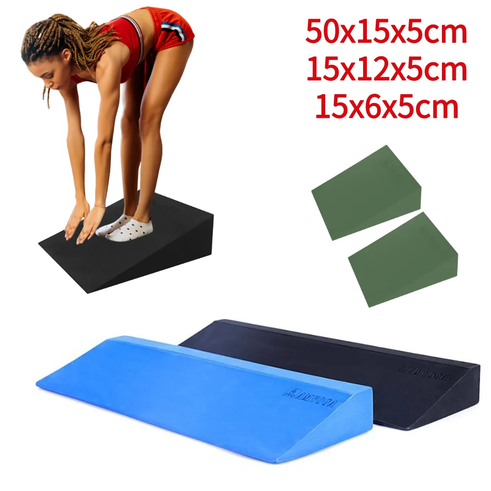 Yoga Wedge Blocks Lightweight Yoga Wedge Stretch Slant Board Wrist Lower Back Support for Exercise Gym Fitness