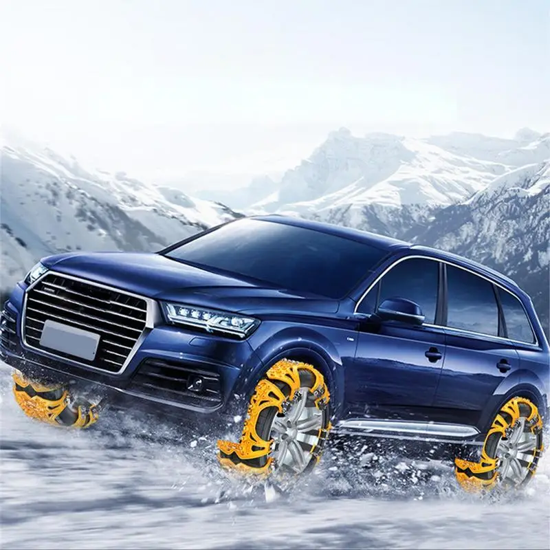 Car Tire Chain Anti Skid Snow Chains Car Winter Tire Wheels Chains Winter Outdoor Snow Tire Emergency Tire Crawler For Vehicles