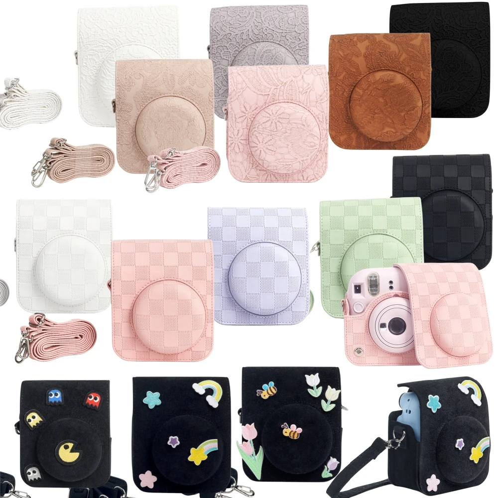 NEW Camera Bag For Fujifilm Instax Mini 12 Protective Case for Instax mini12 Instant Camera Accessories With Shoulder Strap