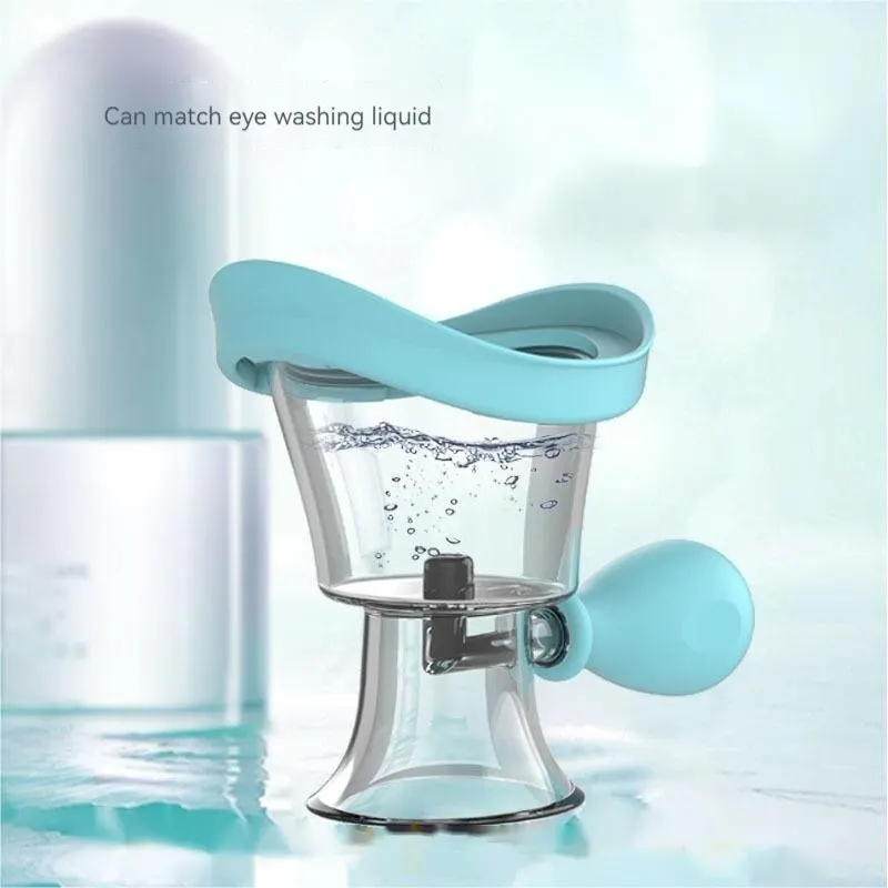 Silicone Squeeze Eyewash Cup Hypoallergenic Eye Care Portable Cleaner Fits In Eye Socket Without Leaking Cleaning Tool