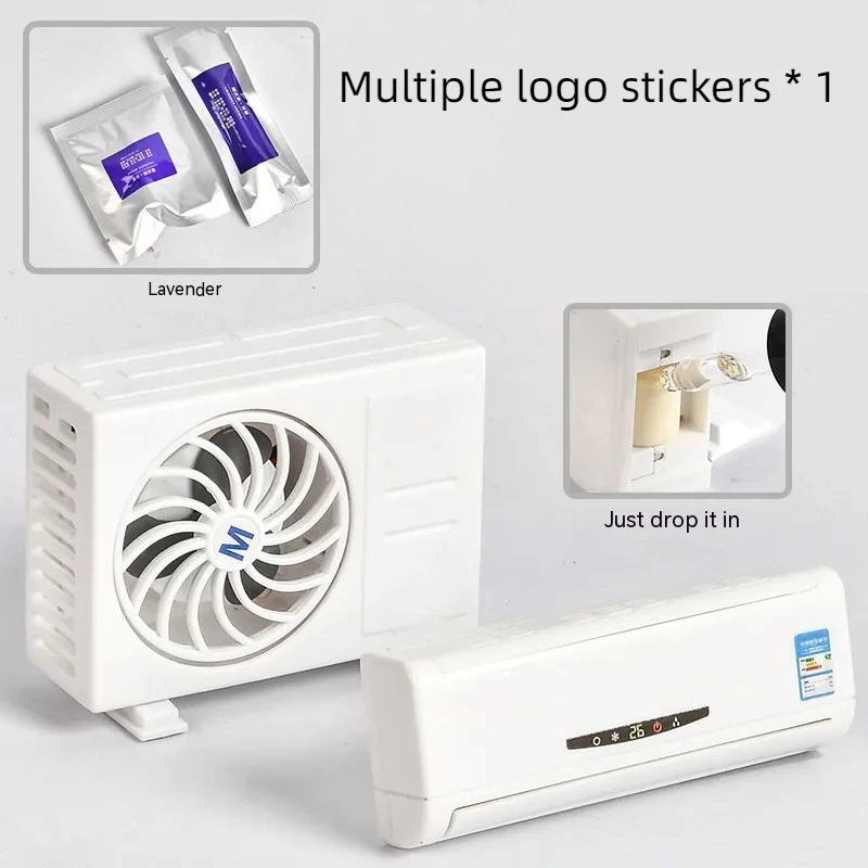 Solar Car Air Freshener Mini Air Conditioning Decorative Aromatherapy Machine Lasting Fragrance Decorative Perfume Decoration