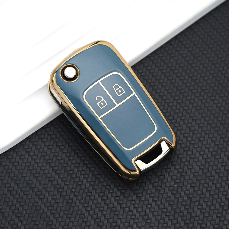 2 Buttons Car Key Shell Case Cover For Chevrolet Cruze Spark Orlando Malibu For Opel Vauxhall Astra J Corsa D E Zafira Mokka