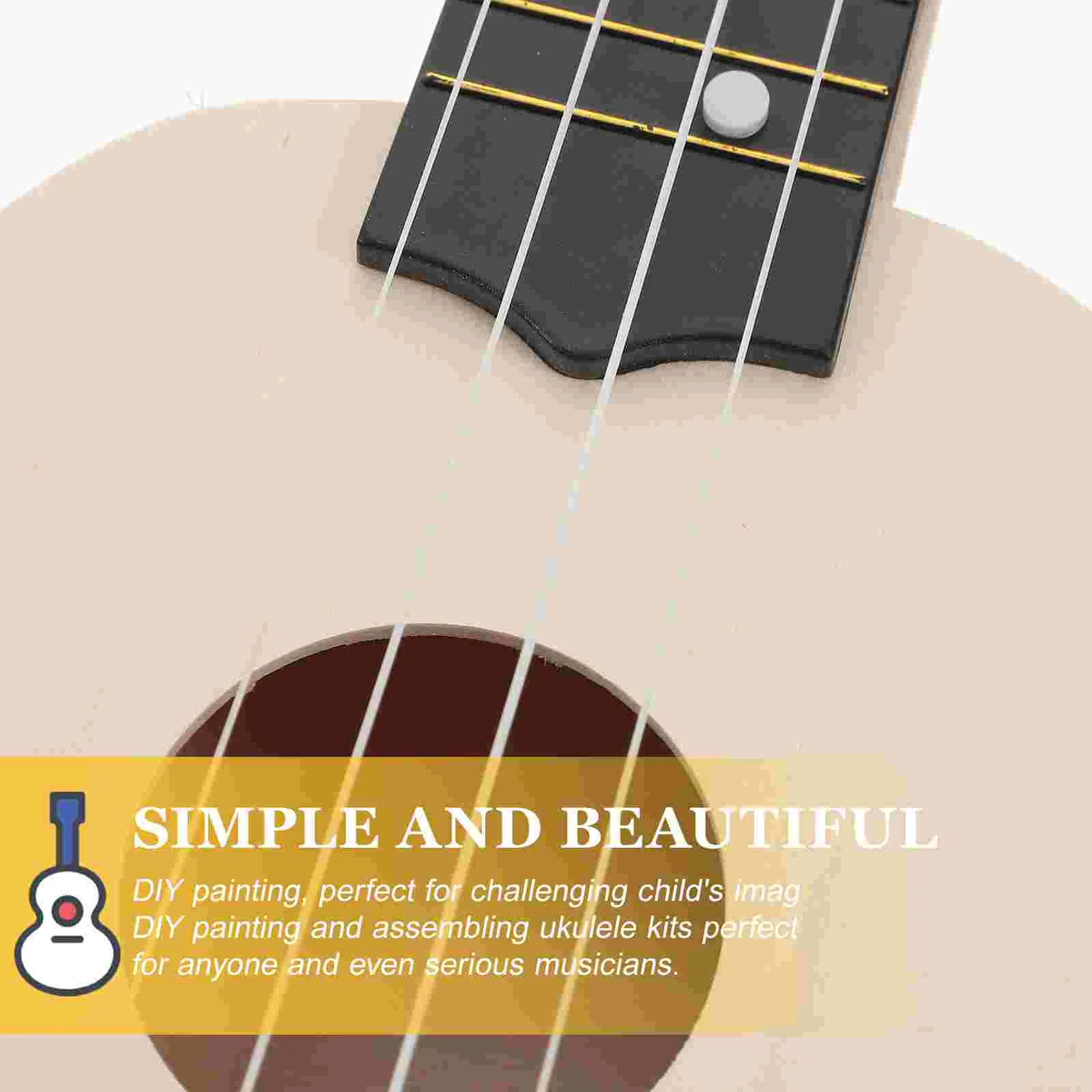 Hand-assembled Ukulele Material Kit Guitar Self-painting Acusticas Para Adultos